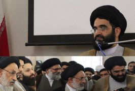 حضور در جمع اساتید و طلاب حوزه علمیه قائم چیذر