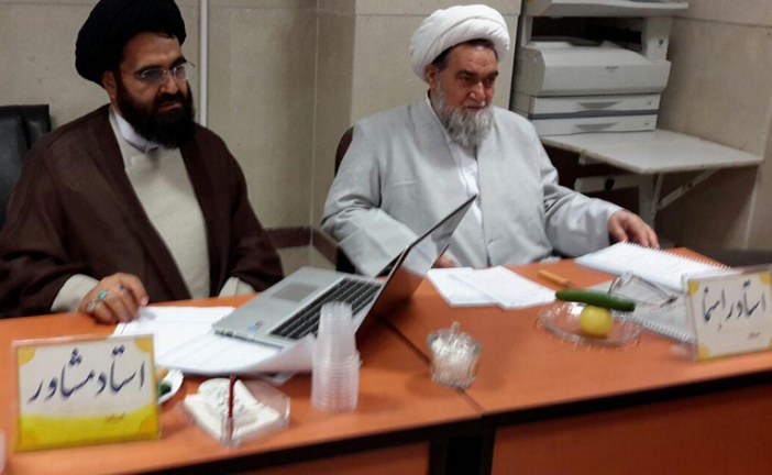 جلسه دفاعیه پایان نامه کارشناسی ارشد (مبانی فکری تکفیری …)